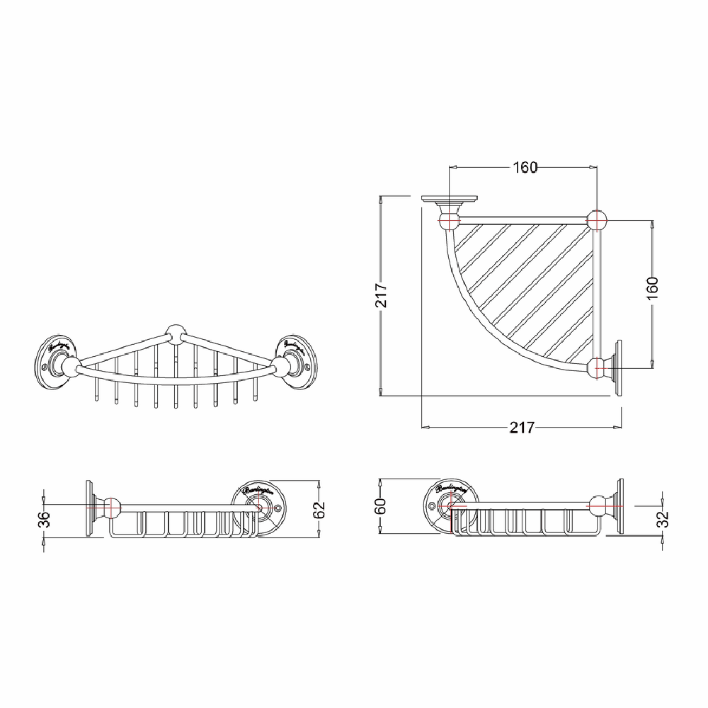 Burlington Corner Basket