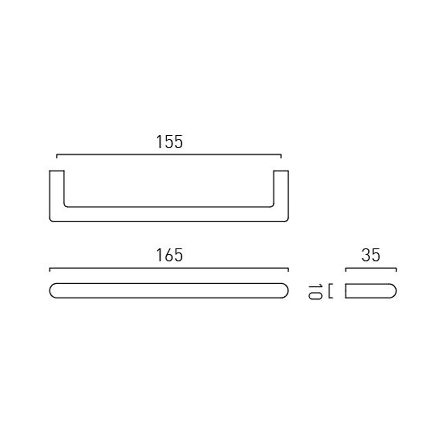 Vado Safari D Bar Furniture Handle