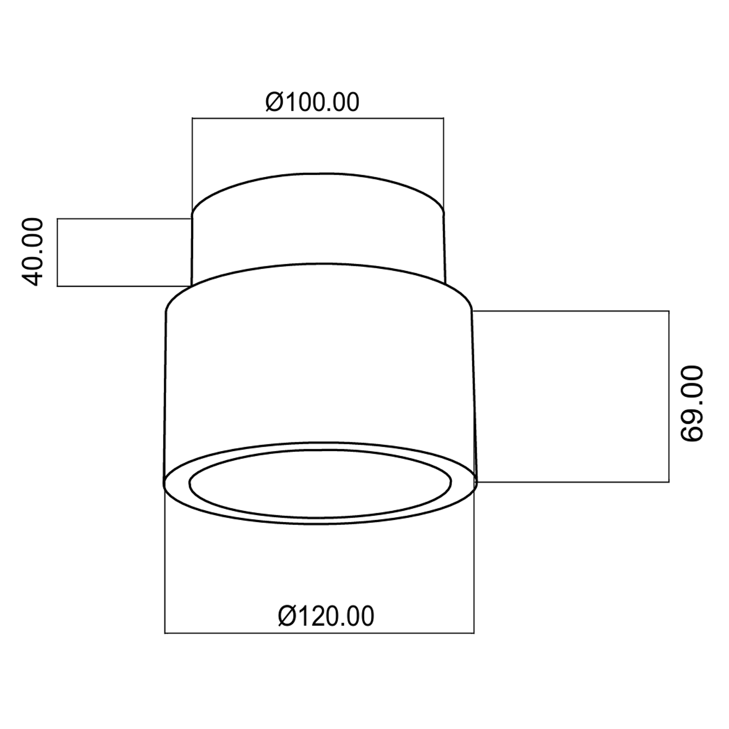 Drench Small Round Stone Ceiling Light