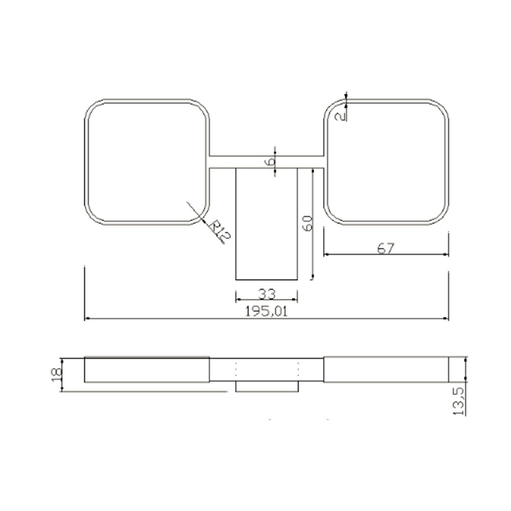 Harbour Status Matt Black Double Tumbler