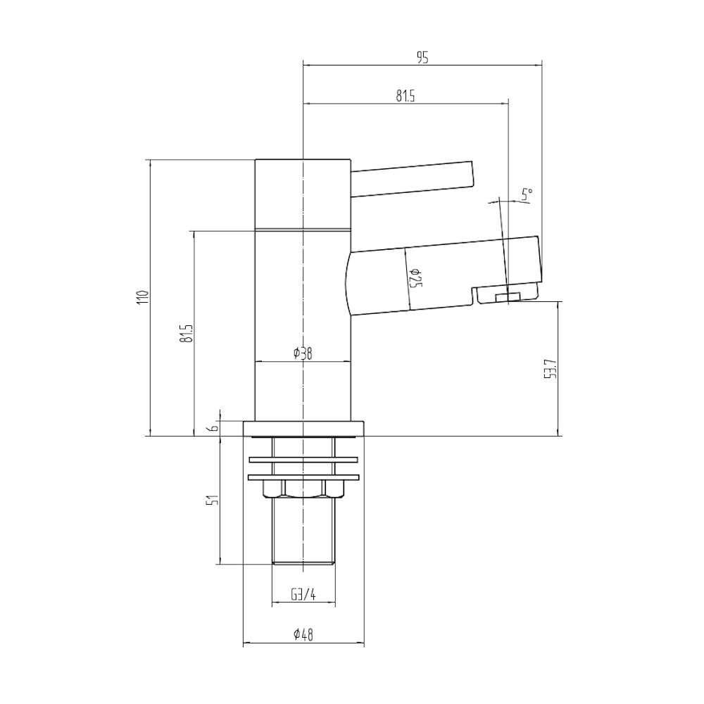 Vellamo Twist Bath Pillar Taps