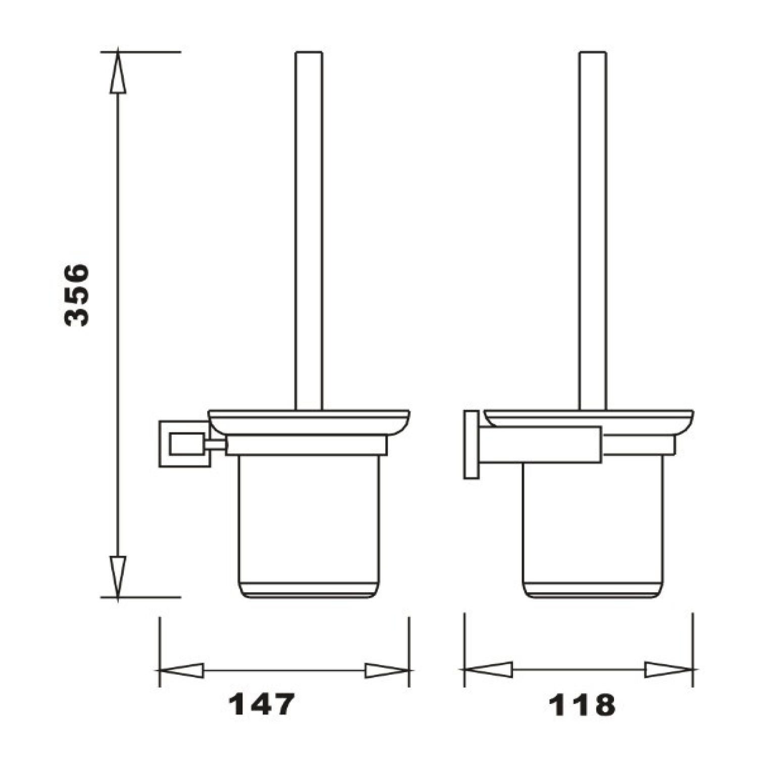 Vellamo Forte Toilet Brush