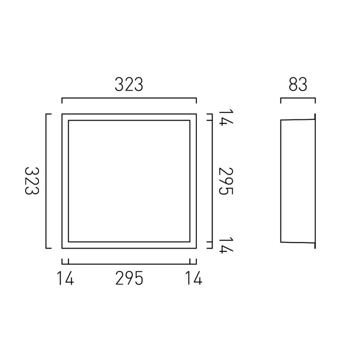 Vado Muse Shower Niche 323 x 323mm