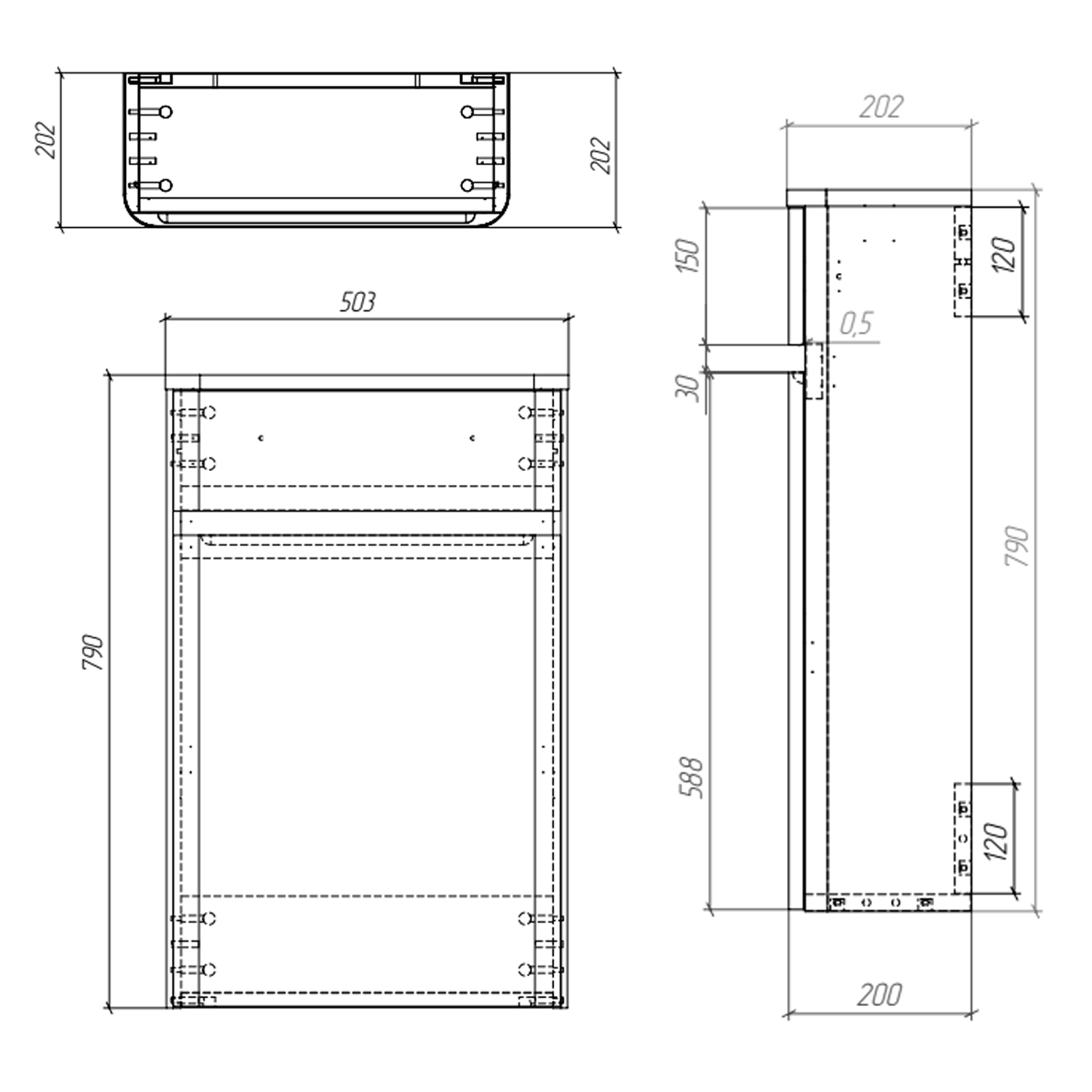 Drench Origin 500mm Back to Wall WC Unit