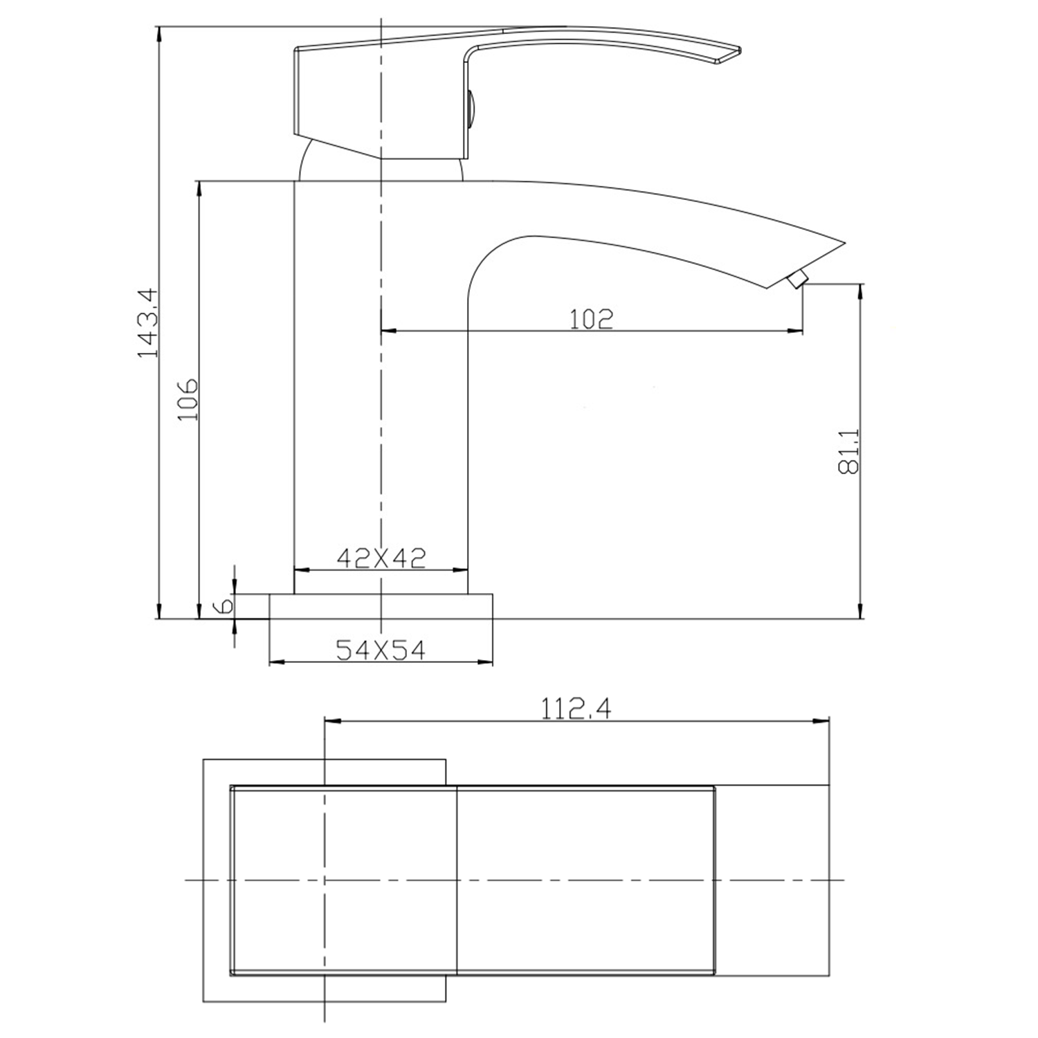 Vellamo City Chrome Basin Mixer Tap & Waste
