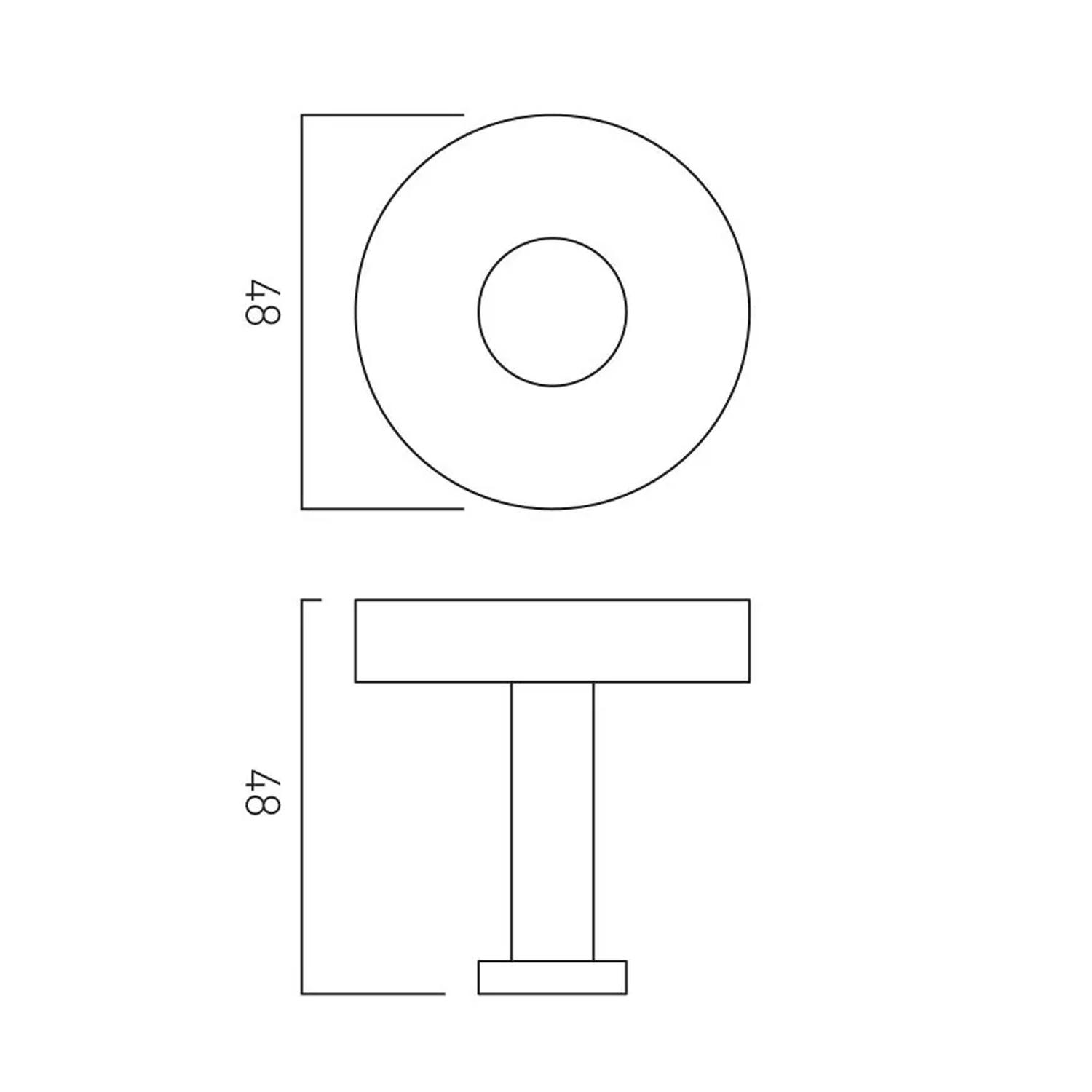 Vado Individual Spa Single Robe Hook