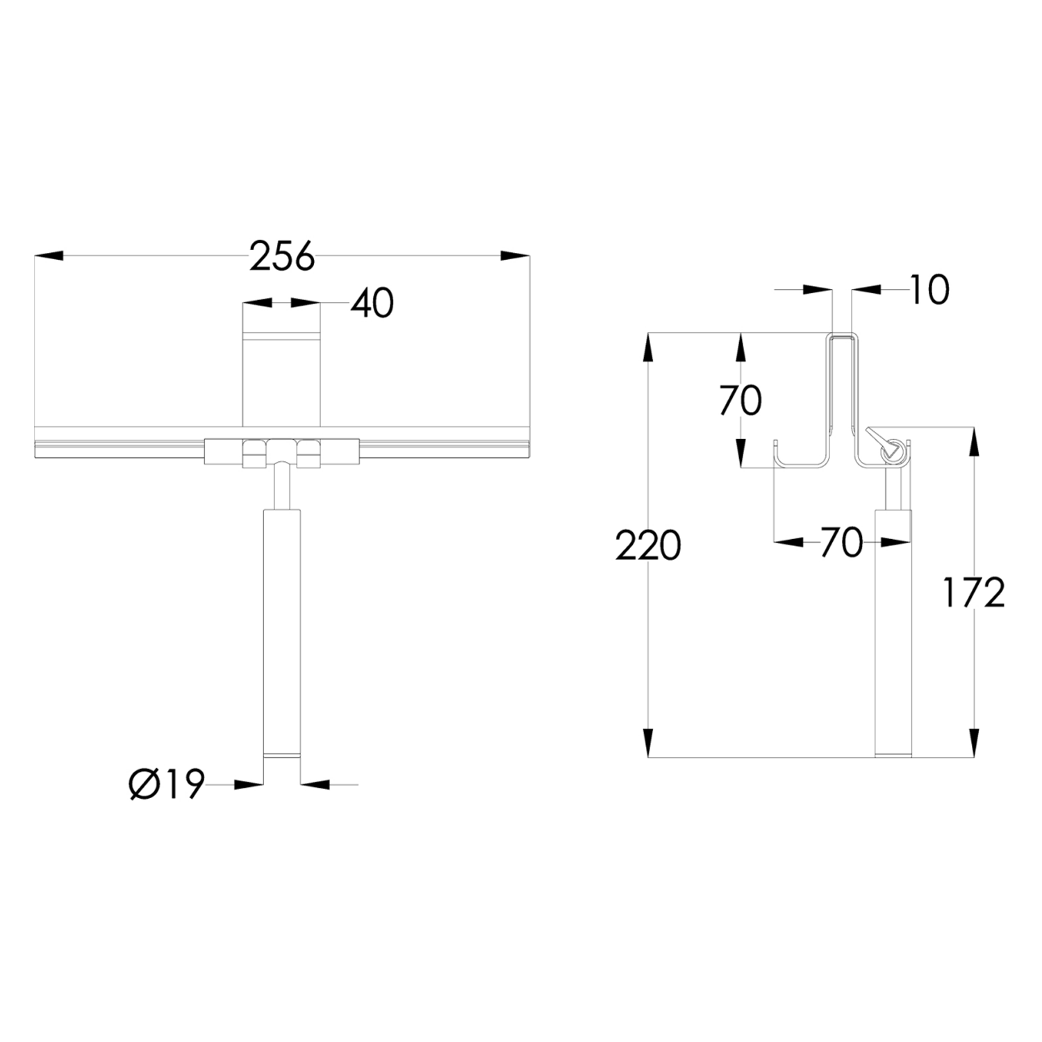 VOS Squeegee & Double Sided Hook