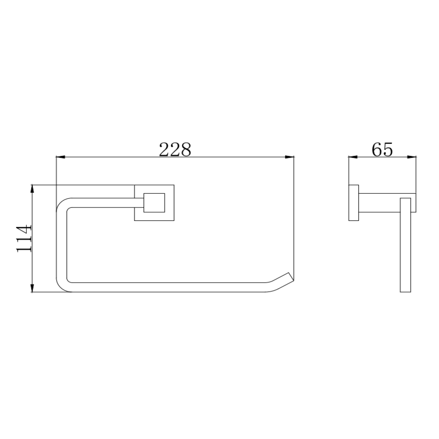 Vellamo Forte Towel Ring