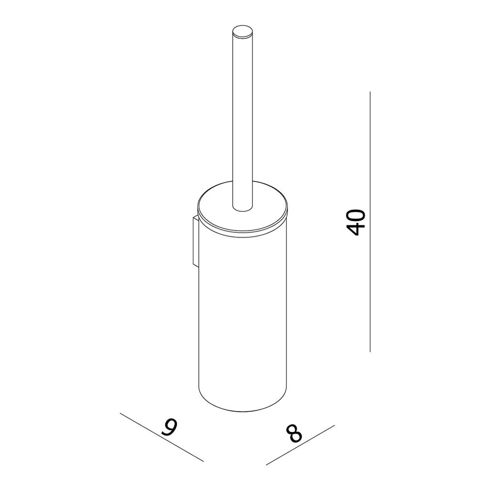 Crosswater MPRO Toilet Brush Holder