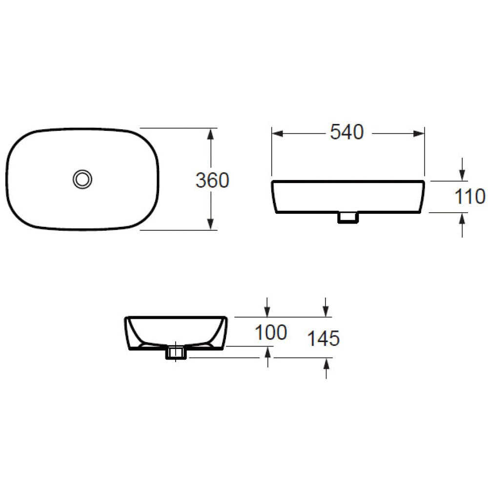 Imex Grace Countertop Basin
