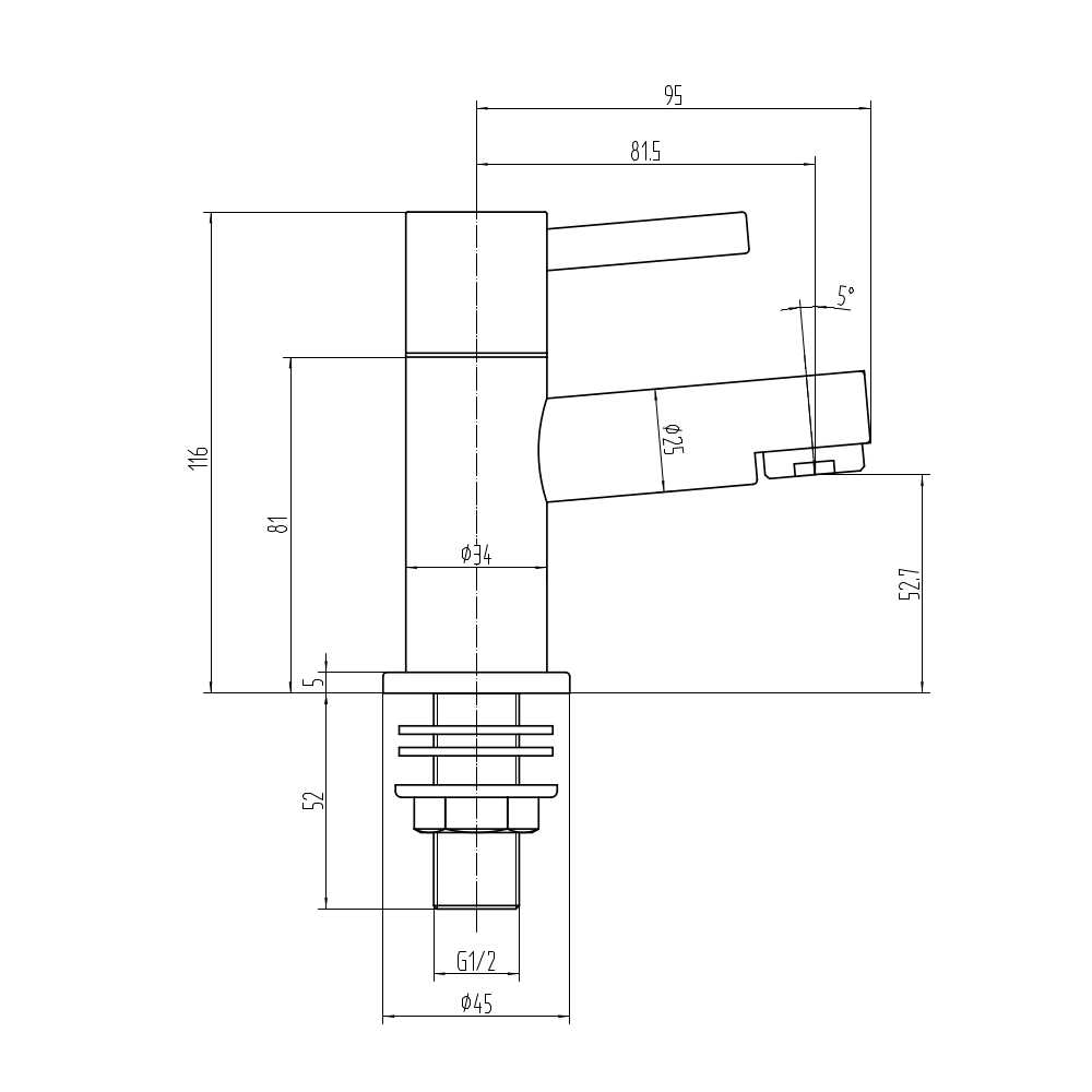 Vellamo Twist Basin Pillar Taps