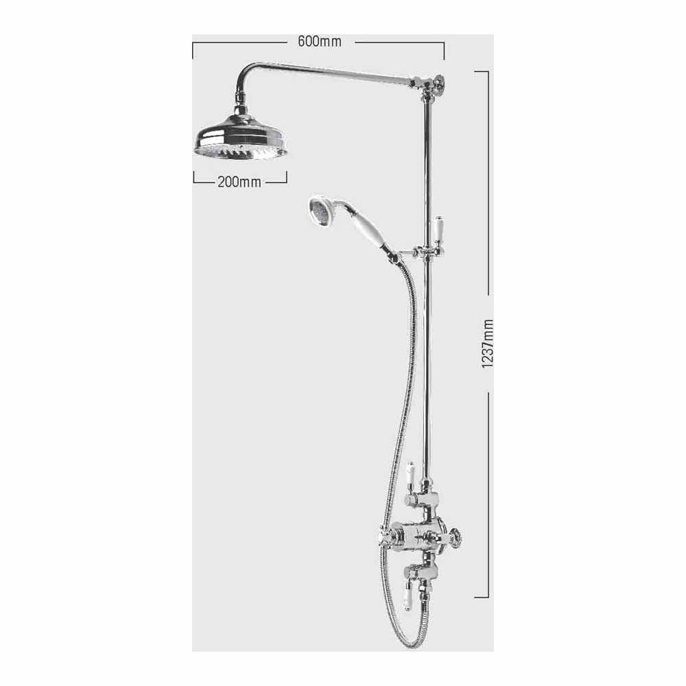 Roper Rhodes Henley Dual Function Exposed Diverter Shower System