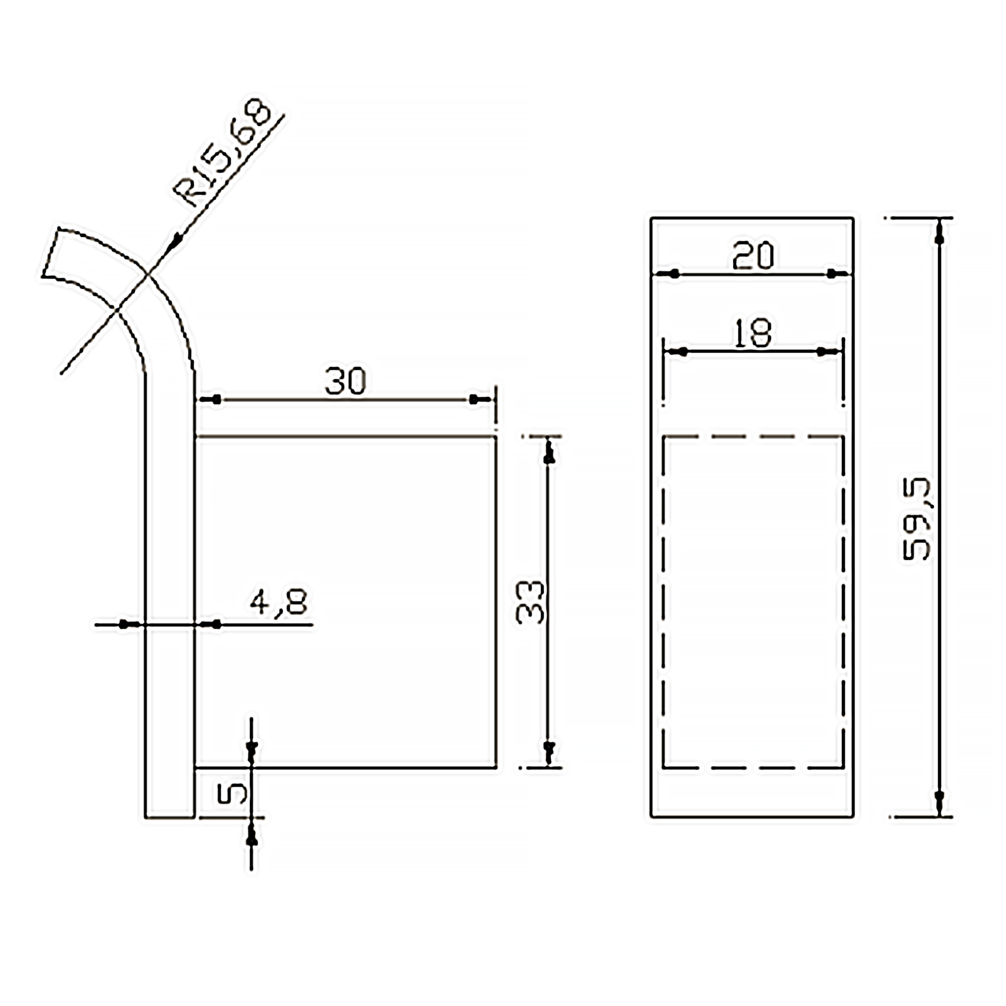 Harbour Status Robe Hook - Brushed Brass