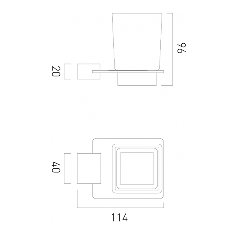 Vado Phase Tumbler & Holder