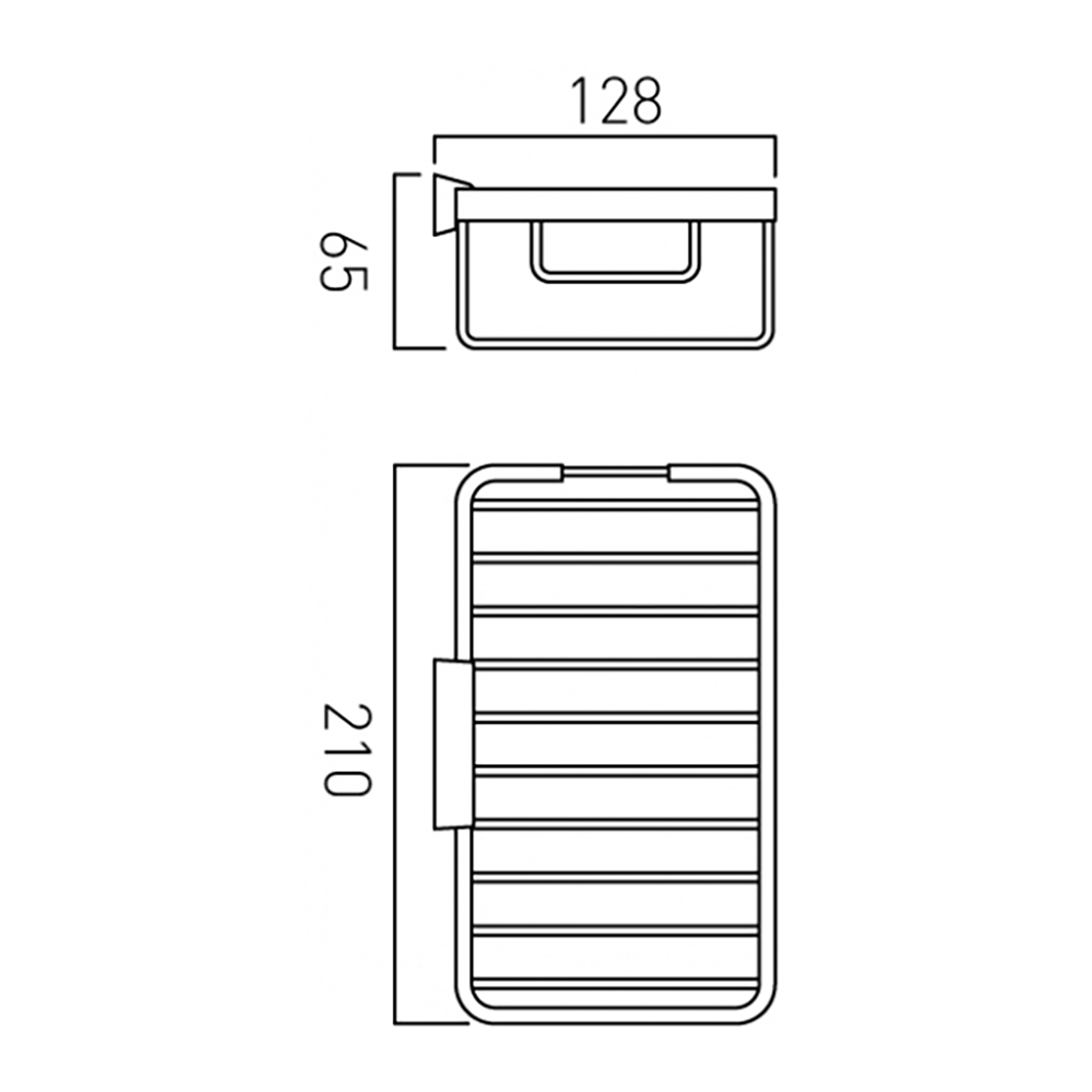 Vado Deep Medium Rectangular Basket