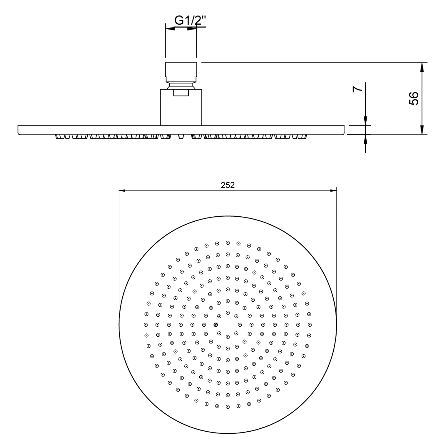 Villeroy & Boch Universal Round Shower Head
