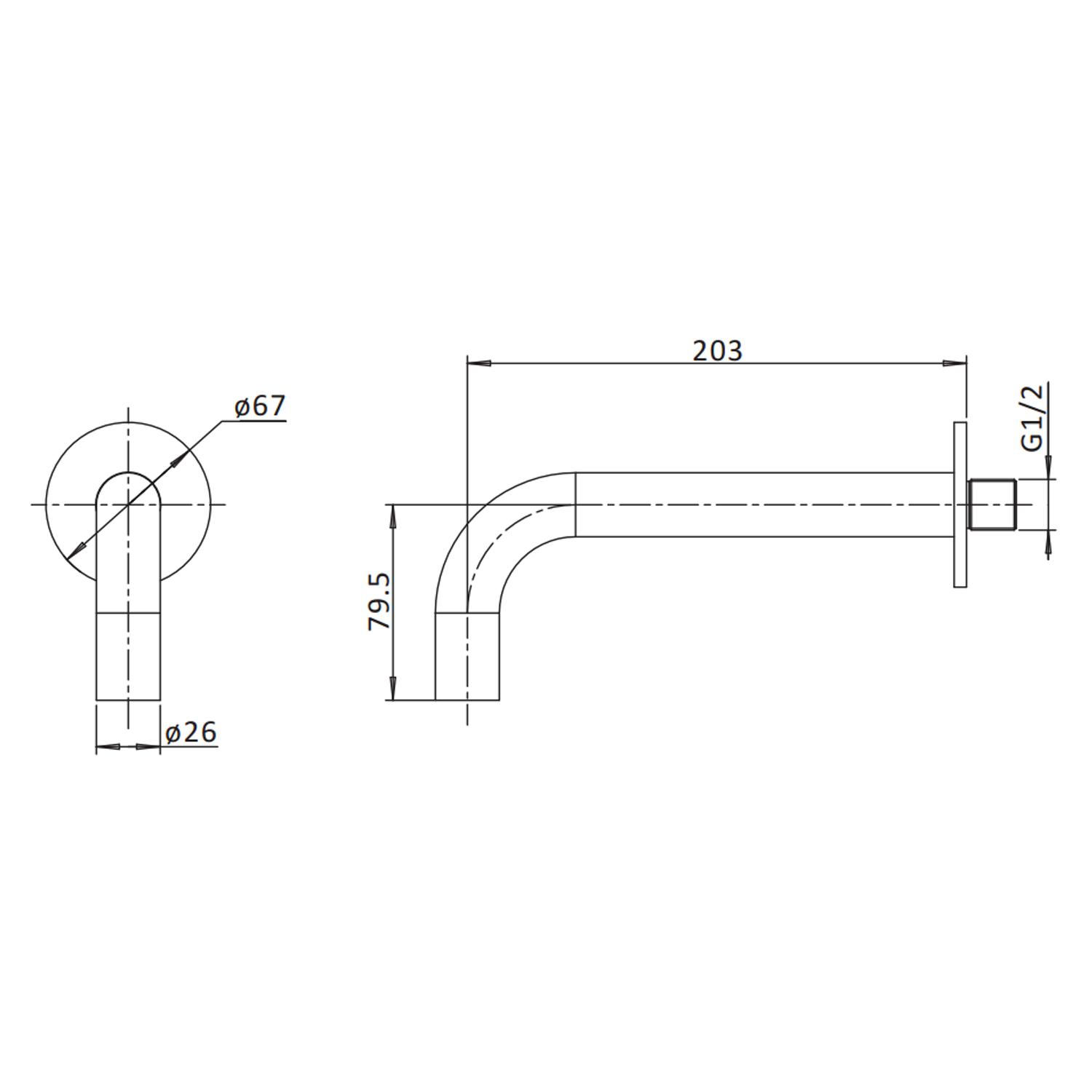 Crosswater MPRO Bath Spout