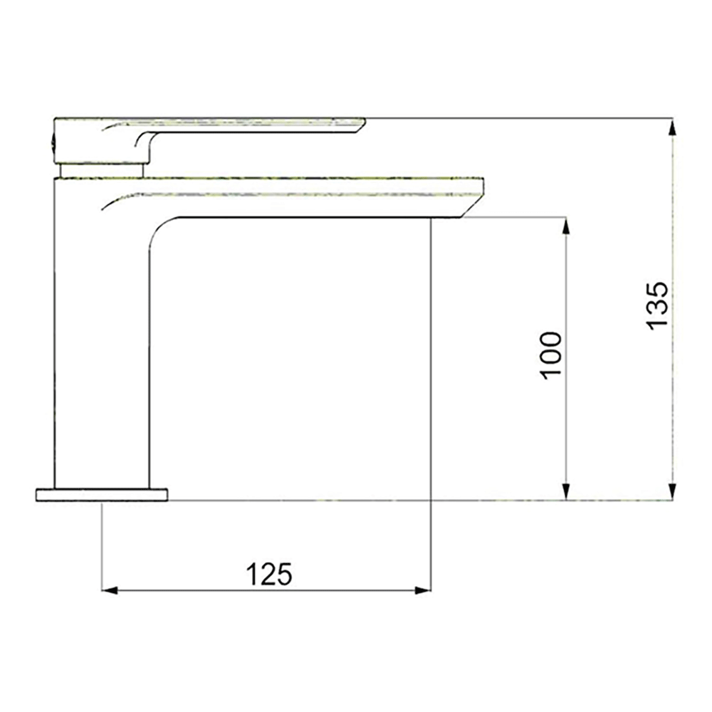 Crosswater Pier White Basin Mixer Tap