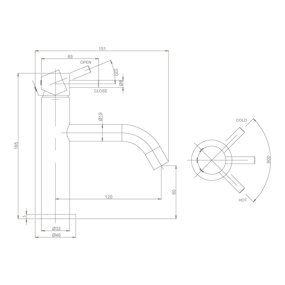 Crosswater MPRO Basin Mixer Tap
