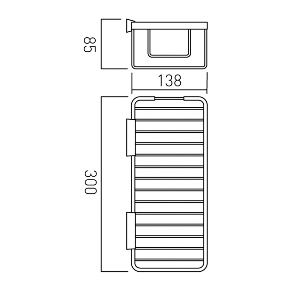 Vado Large Rectangular Basket
