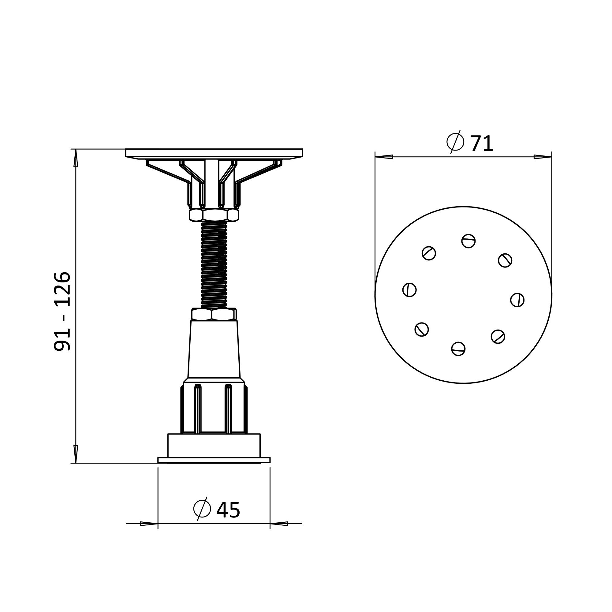 Crosswater Creo & Vito Resin Shower Tray Riser Kit