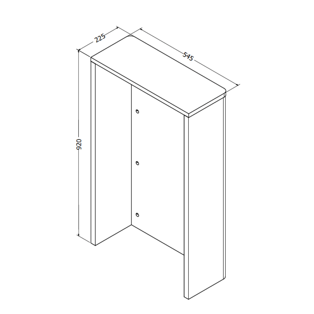 Crosswater Back To Wall Toilet Furniture Unit