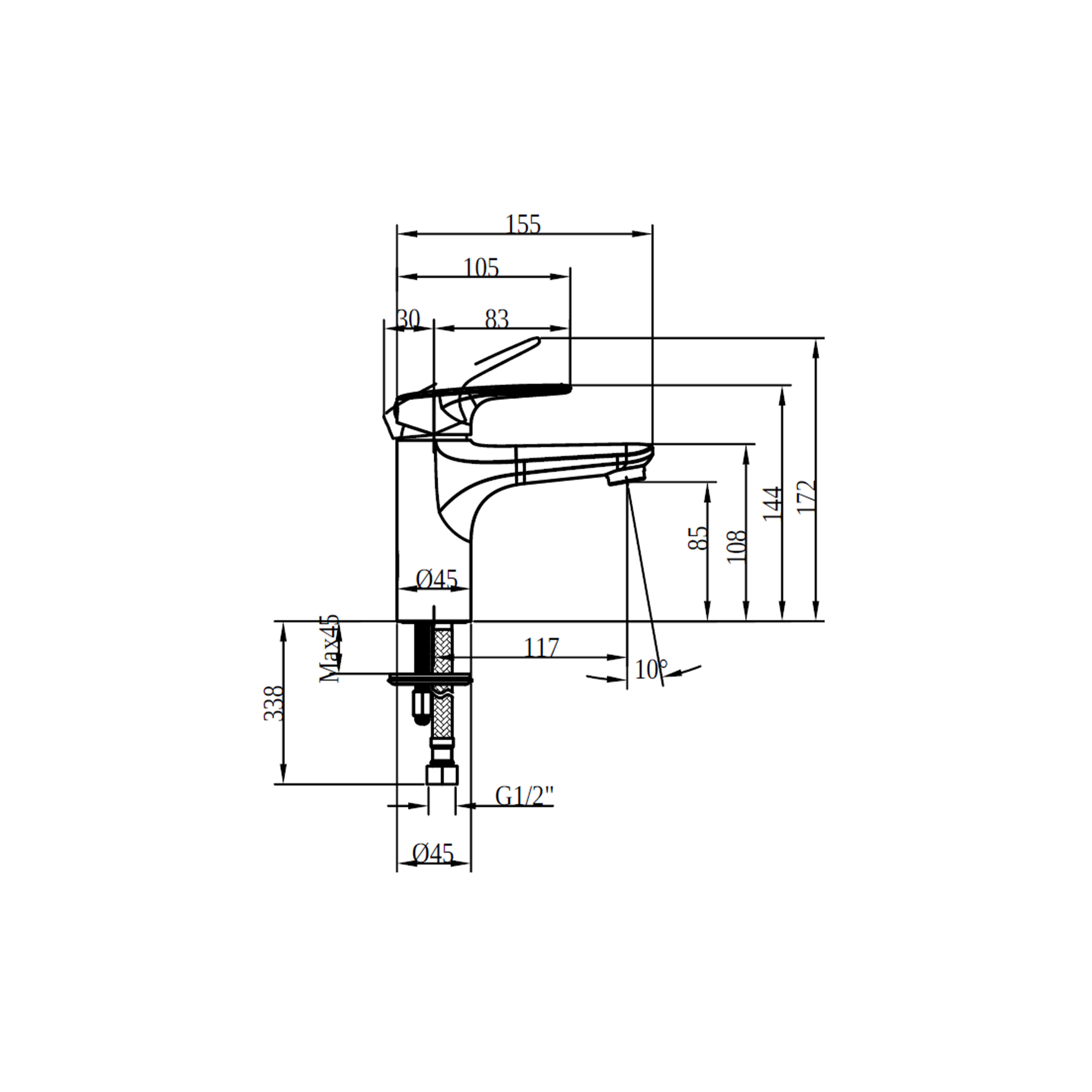 Villeroy & Boch O.novo Start Basin Mixer Tap