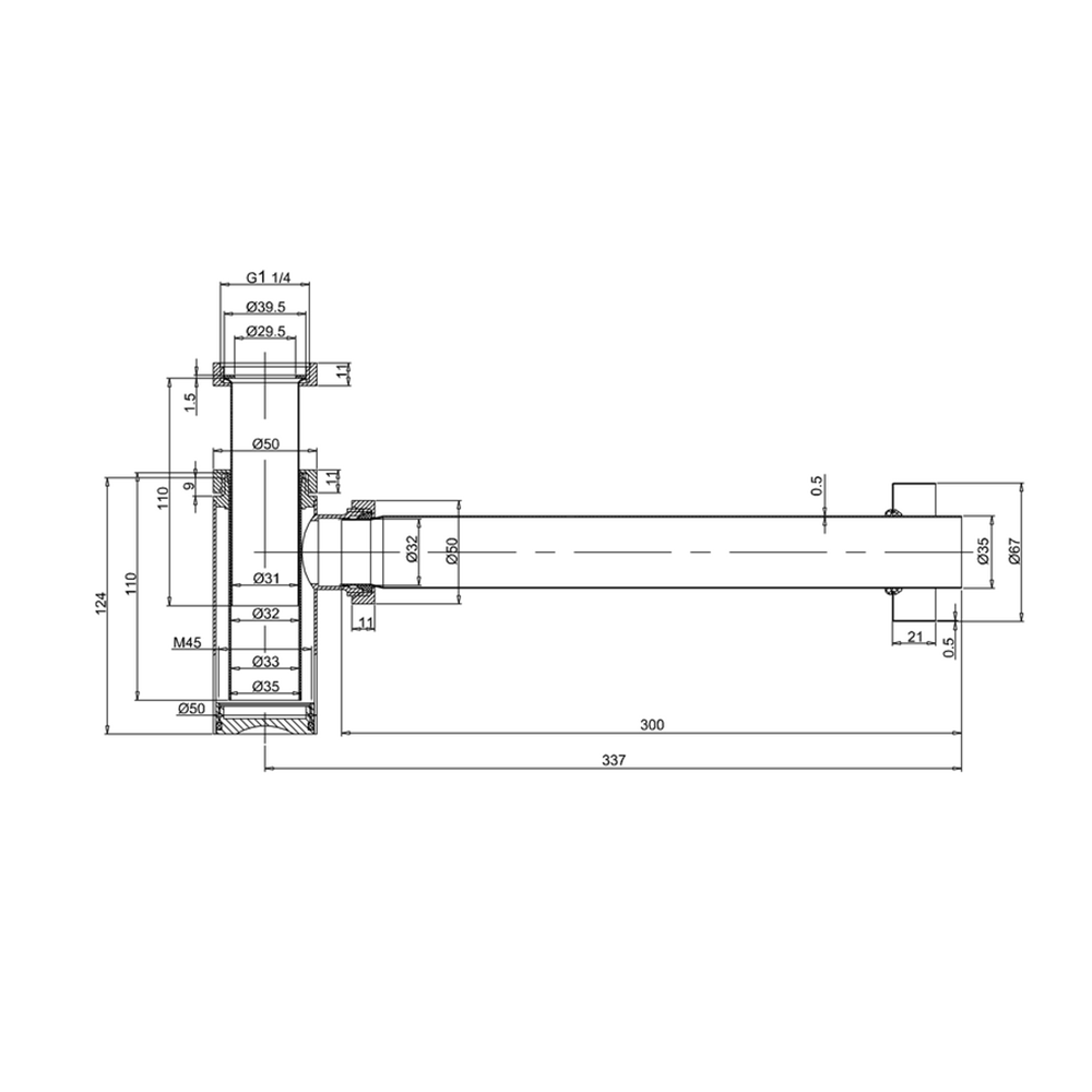 Burlington Flat Bottom Bottle Trap