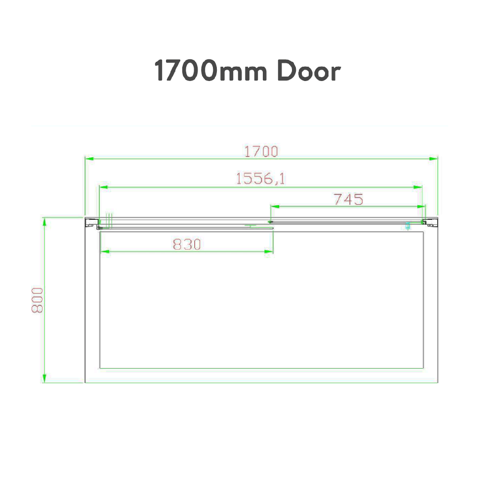 Eastbrook Volente Slider Door with Optional Side Panel