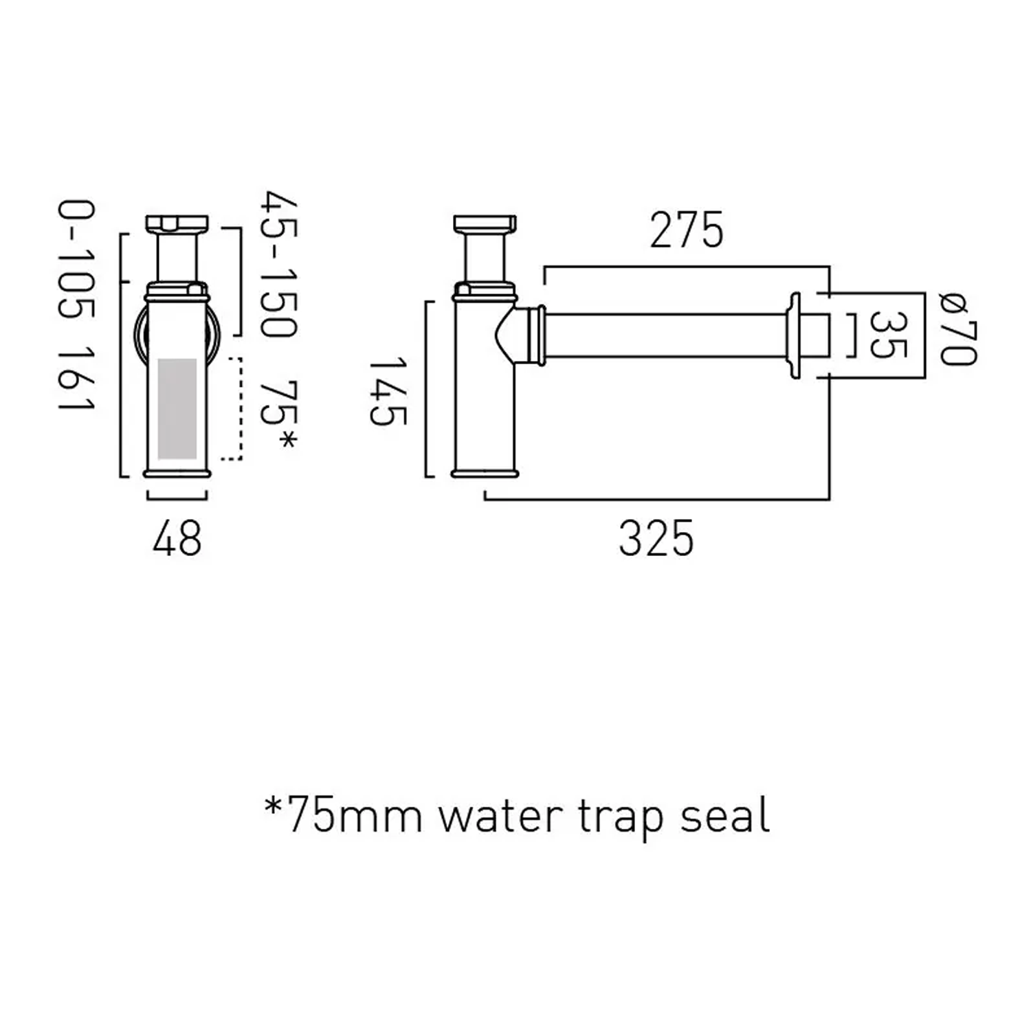 Booth & Co Axbridge Bottle Trap