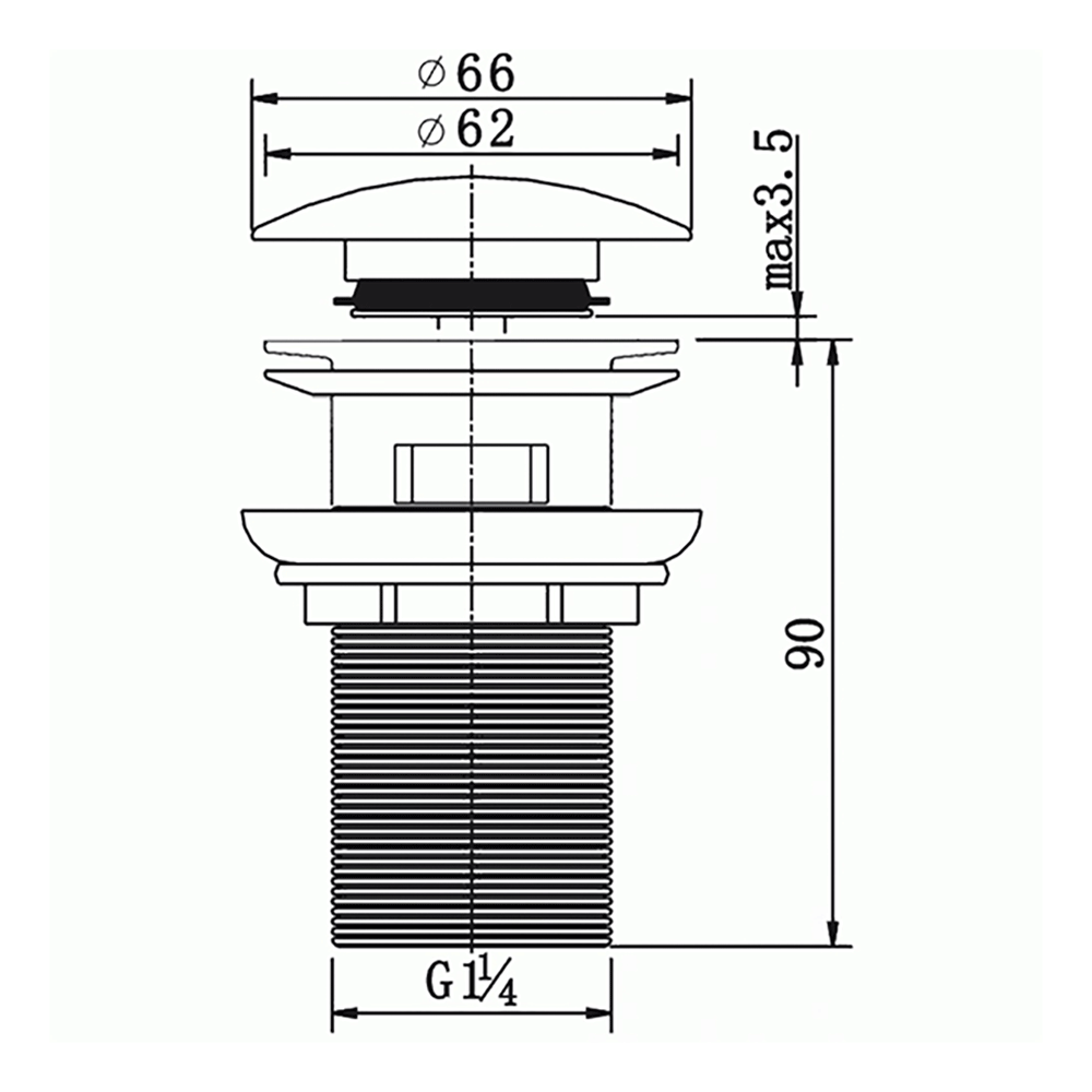 Imex Deluxe Slotted Basin Clicker Waste