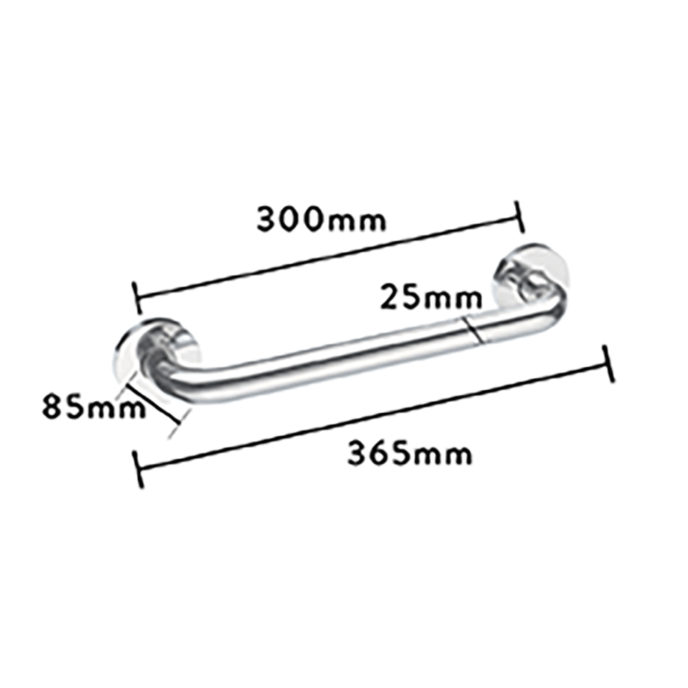 Smedbo Living 300mm Grab Bar