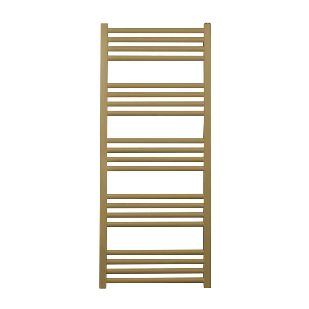 Crosswater MPRO Brushed Brass Heated Towel Rail - 1140 x 480mm